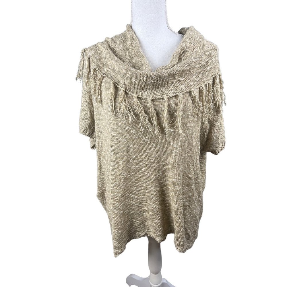Women's Bass Cowl Neck Knit Sweater Size XL
